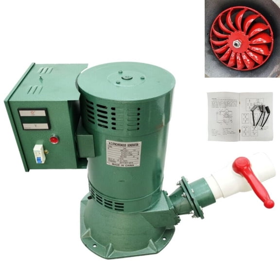 PreAsion Hydroelectric Generator Set Automatic Regulated Excitation Water Pelton Turbine 5KW 220V