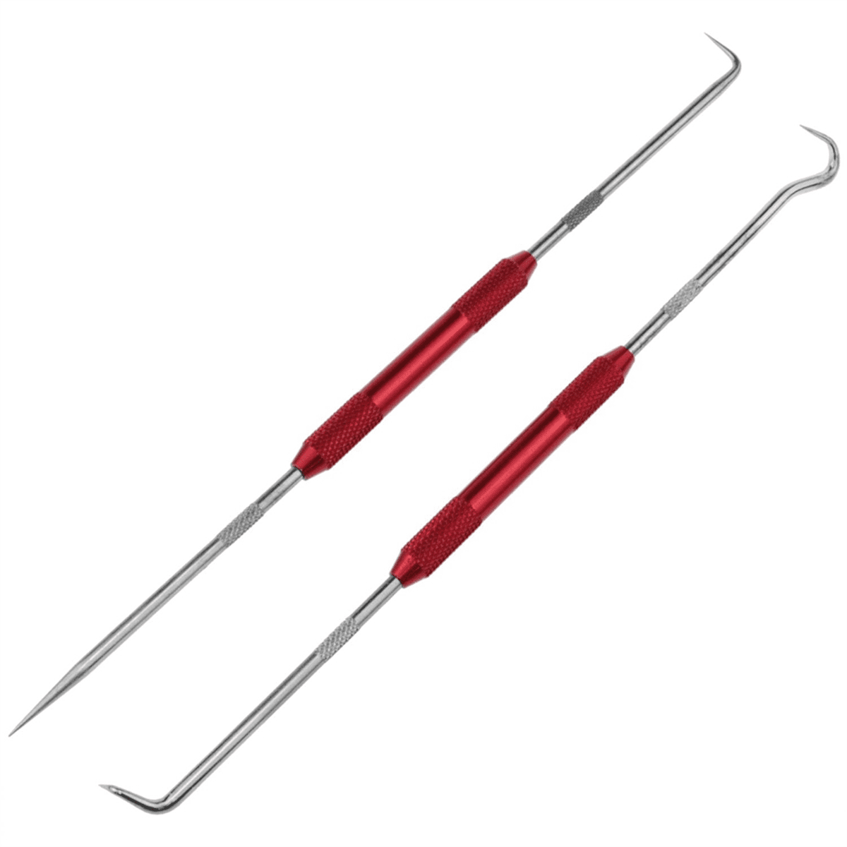 Double Pointed Scraper Metal Hook and Pick Set 45 Degrees 90 Degrees ...