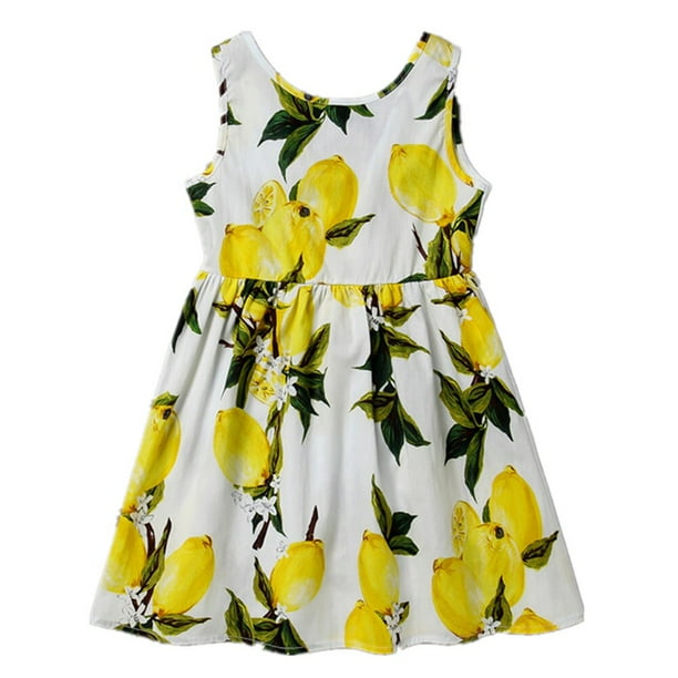 Vestidos sin mangas con estampado de flores para niñas de 1 a 7 años, ropa para niños, vestido de princesa de verano, vestido de desfile de baile de fiesta para niños, atuendo Tan Jianjun unisex