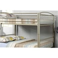 thumbnail image 5 of JERFIT Full Over Full Bunk Bed, Metal Frame with Movable Ladder, Converts to Two Separate Beds, Metallic Grey Finish, Contemporary Design, 5 of 6