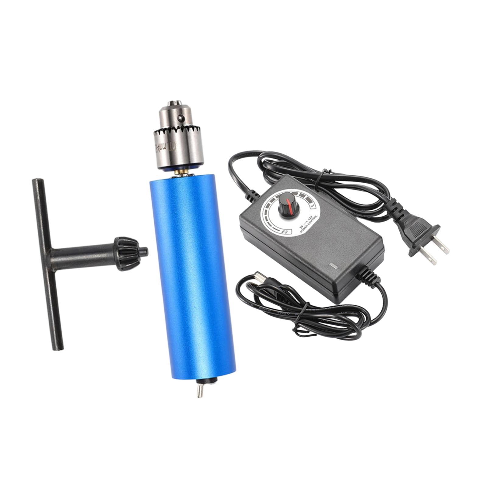 QccHieUs Small Electric Drill Handheld Drill Speed Adjustable Strong Carving Engraver Pen Type A