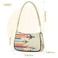 thumbnail image 3 of FORMRS Womens Shoulder Bag with Chain Strap Clutch Purse Cute Tote Handbag, Flying Planes, 3 of 7
