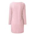 thumbnail image 3 of Outfmvch Robe Chandail pour Femmes Robe Dames Automne Hiver Tricot Col Roulé s Solide Mince Robe Chandail en Peluche Robes Femmes Robes Automne, 3 of 8