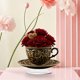 thumbnail image 4 of CaiYueKe Romantic Heart Teacup Acrylic Ornament Decorative Gift for Couples Valentine's Day Anniversary Wedding Home Decor Kitchen Desk Tabletop Decoration Love Present Souvenir Collectible, 4 of 9