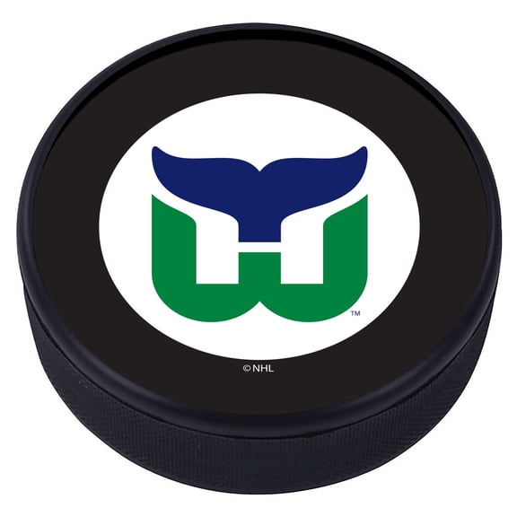 Hartford Whalers Logo Vintage Hockey Puck