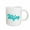White, variant on 3drose, Wifey, Turquoise, 15oz Two-tone Black Mug