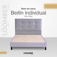 thumbnail image 1 of Cama Berlín Individual Gris Claro, 1 of 4