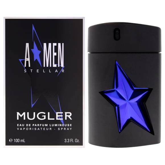Angel Stellar Lumeniuse Rubber Flask by Thierry Mugler for Men - 3.3 oz EDP Spray