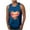 Blue, variant on Aloohaidyvio George Tank Tops for Men Big and Tall,Men's Tank Top Soft Performance Boxing Gym Shirts Plain Muscle Tee