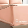 thumbnail image 3 of Nestl Twin Sheets Set, 1800 Series Extra Deep Pocket Twin Sheet Soft Microfiber 4 Piece Twin Bed Sheets, 3 of 9