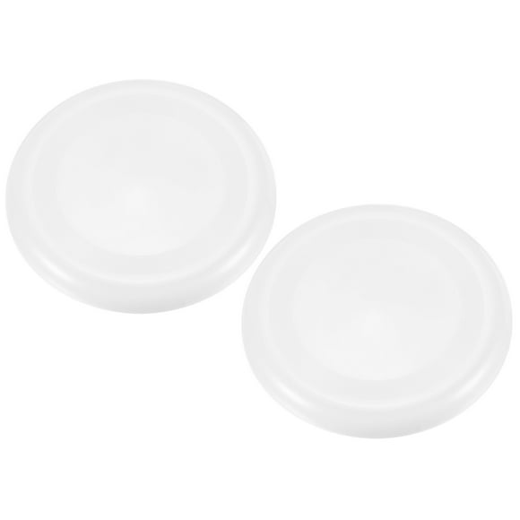 Unique Bargains Disque Volant 9 Pouces 65 Grammes Disque d'Entraînement Sportif, Blanc, Lot de 2