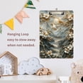 thumbnail image 2 of ALAZA Plastic Clipboard A4 Letter Size Decorative Clipboards for Students Women Men 9" x 12.5" Flowers Mountain, 2 of 6