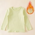 thumbnail image 5 of yocbz Girl Long Sleeve Shirts Toddler Girls Long Sleeve Shirts Kids Crewneck T-Shirts Fall Tops Tees Light Green,Size for 11-12 Years, 5 of 7