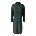 thumbnail image 5 of Women's Winter Maxi Sweater Dress Oversize Long Sleeve Knit Pullover Bell Loose, 5 of 5