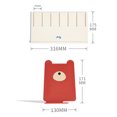 thumbnail image 3 of Desktop Book Oganizer 4 Sections with 7 Adjustable Positions File Sorter Vertical  Desk Shelf Envelope Document Folder Mail Filling Storage for Desk Home Office  Waiting Rooms, 3 of 7