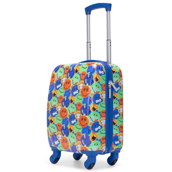 SMILEYWORLD Smileysaurus 18" Airline Approved Carry-on Suitcase