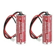 thumbnail image 1 of 2Pcs ER17/50 3.6V 2750mAh AA PLC Li-Battery with White Plug, 1 of 3