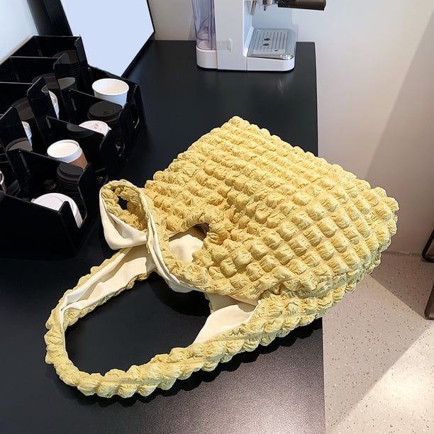 Bolso de mano con burbujas para mujer, Bolso Hobo con nube bonita, Bolso de compras femenino de gran capacidad