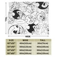 thumbnail image 3 of Bendy And The Ink Machine Blanket, Horror Game Throw Blanket For Bed Sofa Couch, Super Soft Flannel Blanket For Bedroom Livingroom, 60"X50", 3 of 9