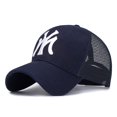 thumbnail image 2 of Gorra ajustada de béisbol atlética para hombre, gorra de papá, gorra de malla Snapback, malla de camionero, ajuste elástico, profesional hola suerte  unisex, 2 of 2
