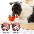 thumbnail image 4 of PEACNNG Strawberry Dog Chew Toy for Aggressive Chewers by , Durable Puppy Feeder Toys for IQ Training & Mental Enrichment, 4 of 5