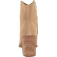 thumbnail image 3 of Steve Madden Cate Sand Suede Block Heel Pointed Toe Pull On Fashion Ankle Boots (Sand Suede, 5.5), 3 of 9
