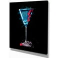 thumbnail image 2 of Cocktail Margarita with Berries - Modern Canvas Wall Art, 2 of 3