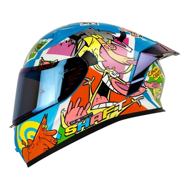 Casco para moto Certificado Shaft 526SP Multicolor Talla L