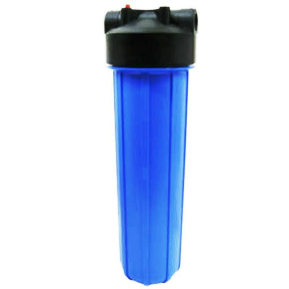 20" Big Blue Water Filter Housing Sump 1" NPT w/ Pressure Release