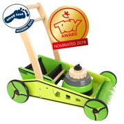 Small Foot Wooden Toys - Lawn Mower and Baby Walker Playset