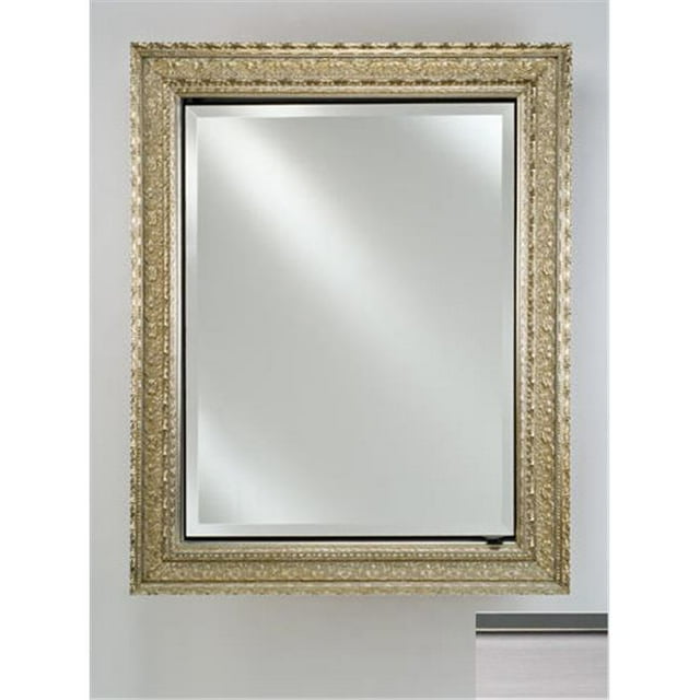 Afina Corporation SD1726RSOHST 17 in.x 26 In. Seule Porte Encastrée Cabinet- Soho Inoxydable