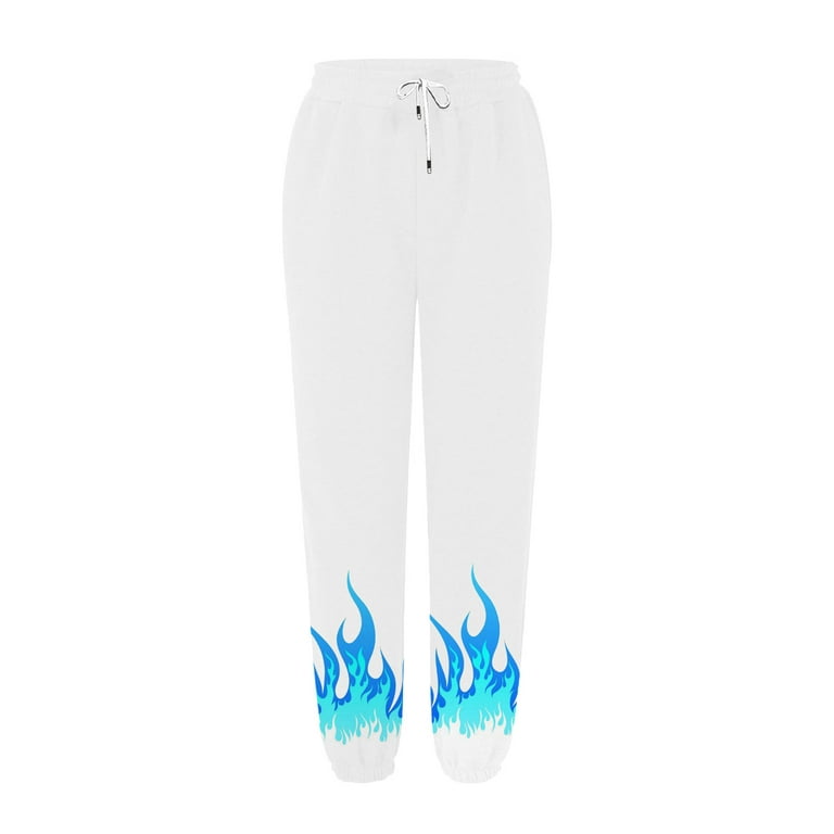 DAETIROS Womens Leg Pants Softy Slim Warm Cotton Elegant Elastic Relaxed  White Commonly used for Christmas Size 2XL