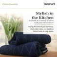thumbnail image 2 of Cuisinart Kitchen Towels - Ultra Soft, Absorbent & - Premium / Cotton Fiber Blend - Navy Aura, Set of 2, 16" x 26" - Diamond Pattern, 2 of 7
