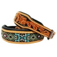 thumbnail image 2 of XSmall 9''- 13'' Dog Puppy Collar Genuine Cow Leather Padded Canine  60115, 2 of 2