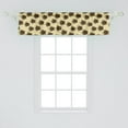 thumbnail image 2 of Ambesonne Turtle Window Valance, Swimming Animal Shells, 54" X 12", Olive Green Chocolate, 2 of 3