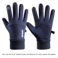 thumbnail image 3 of Guantes térmicos para bicicleta, guantes de dedos completos con pantalla táctil para hombre y mujer (azul), 3 of 9