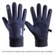 thumbnail image 4 of Guantes térmicos para bicicleta con pantalla táctil, guantes con dedos completos para hombres y mujeres (azul), 4 of 6