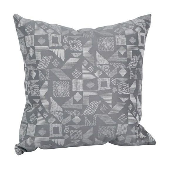Blazing Needles 9910-S1-ID-115 17 in. Jacquard Throw Pillows with Inserts, Nina Greyst