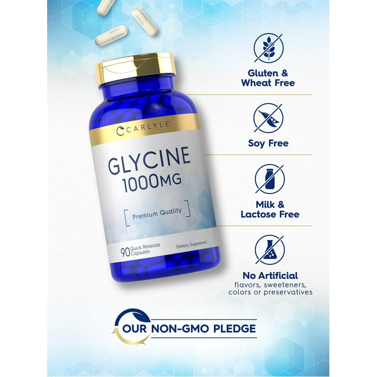 propionyl-l-carnitine glycine price shipping 1000mg | 90 Capsules | Non-GMO & Gluten Free Glycine, Free Form 1000mg –