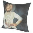 thumbnail image 4 of FOREIGN AFFAIRS HOME DECOR RAJA Photographic Embroidered Multicolor Cotton Throw Pillow, 4 of 4