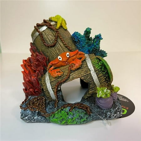 GloFish TM78021 Aquarium Ornament - Barrels - Extra Large