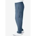thumbnail image 3 of KingSize Men's Big & Tall Lightweight Jersey Cargo Sweatpants, 3 of 4
