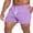 Lilac, variant on Pinspark 5.5 Inch Mens Pajama Shorts Sleep Cotton Lounge PJ Lightweight Elastic Waist Drawstring Nightwear Bottom with Pockets