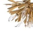 thumbnail image 3 of Fredrick Ramond Fr40903 Vida 9 Light 24" Wide Semi-Flush Ceiling Fixture - Gold, 3 of 4