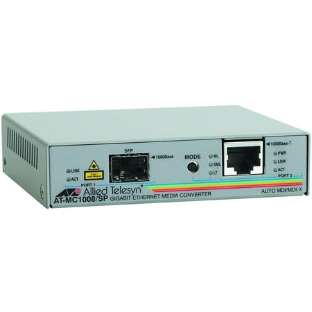 AT-MC1008/SP Gigabit Ethernet Media Converter