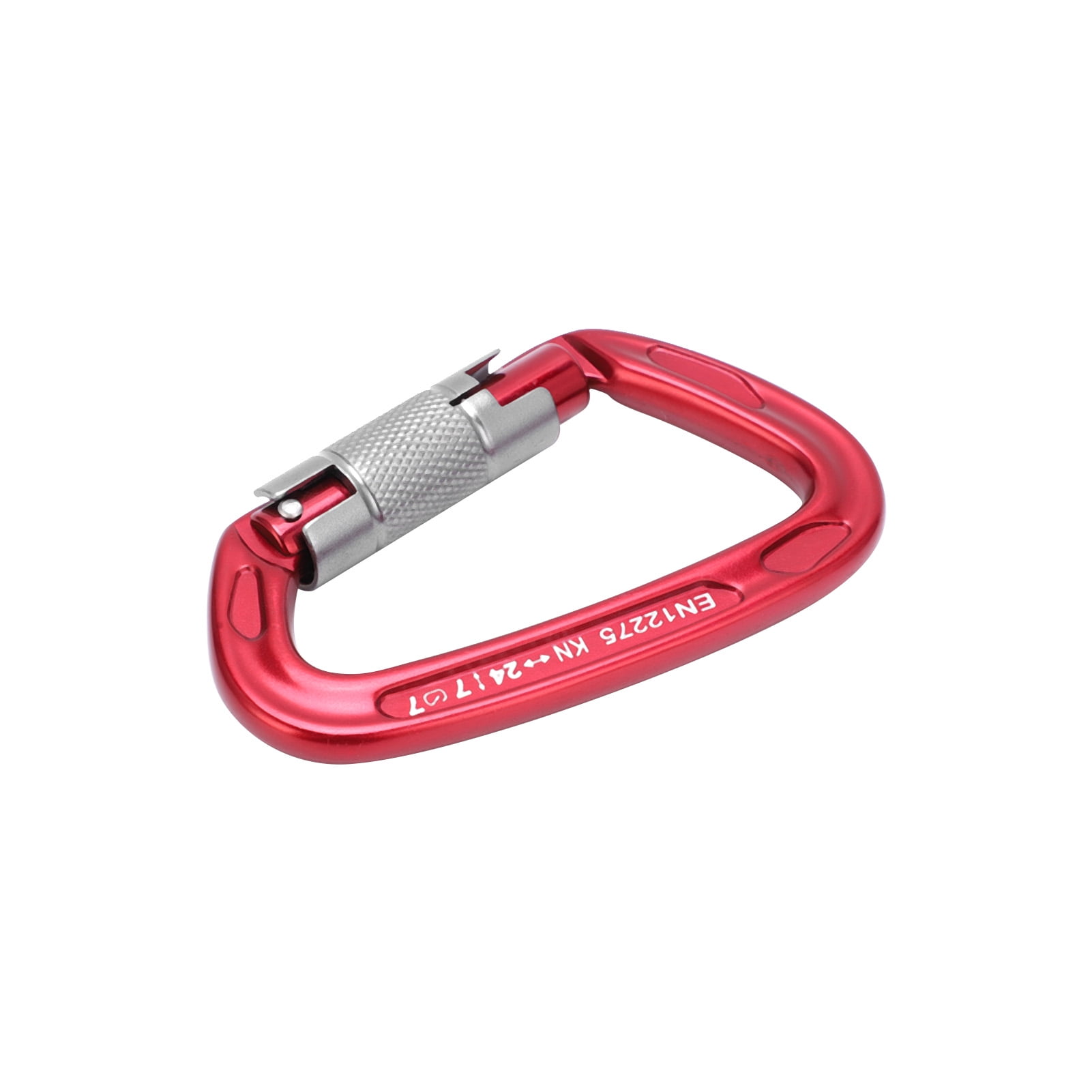 Brrnoo D‑Type Carabiner, Climbing Carabiner Clips Uniform Color For