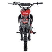 X-Pro Brand New 125cc Gas Pit Dirt Bike, 4-Speed Semi-Automatic Kick Start 14/12 Tires