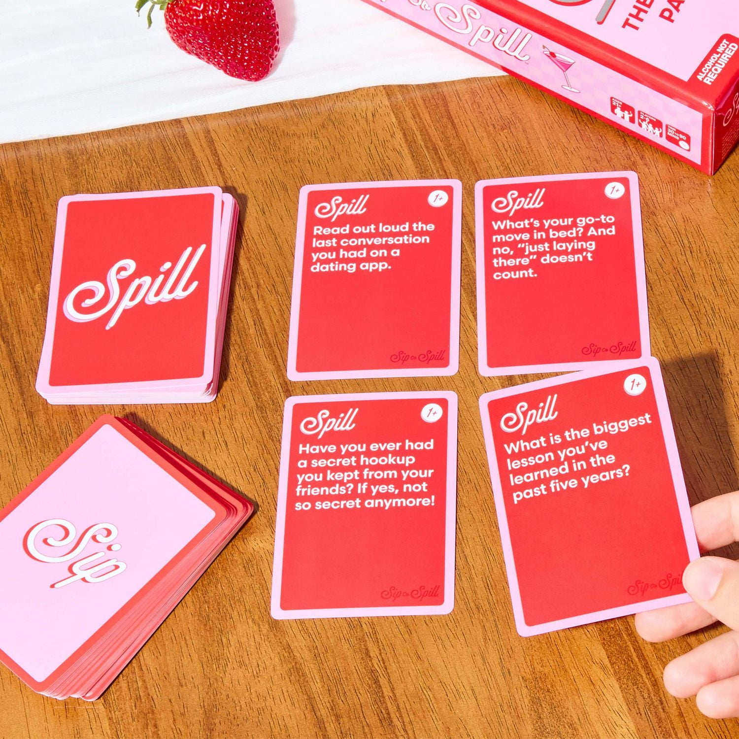 Sip or Spill — The Girl's Night Adult Party Drinking Game by Relatable, The Ultimate Bachelorette Party Game