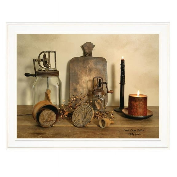 TrendyDecor4U Sweet Cream Butter By Billy Jacobs Framed Print BJ1013XGP-226G