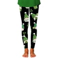 thumbnail image 3 of Tiijoy Toddler Girls St. Patrick's Day Tights Soft Stretch Base Layer Pants, Sizes 1-12, 3 of 4